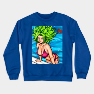 Summer time Kefla Crewneck Sweatshirt